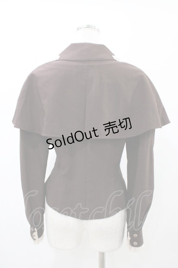 画像2: Innocent World / ケープ付きセシルブラウス M ショコラ×ミルクティ/Chocolat×Milk tea H-26-02-12-1038-IW-BL-NS-ZH (2)