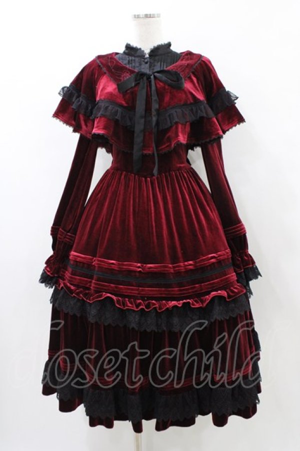 画像1: Hoshibako Works / Rozen Maiden x HoshibakoWorks 真紅ケープ付きワンピース Free ボルドー H-26-02-12-1041-LO-OP-NS-ZH (1)