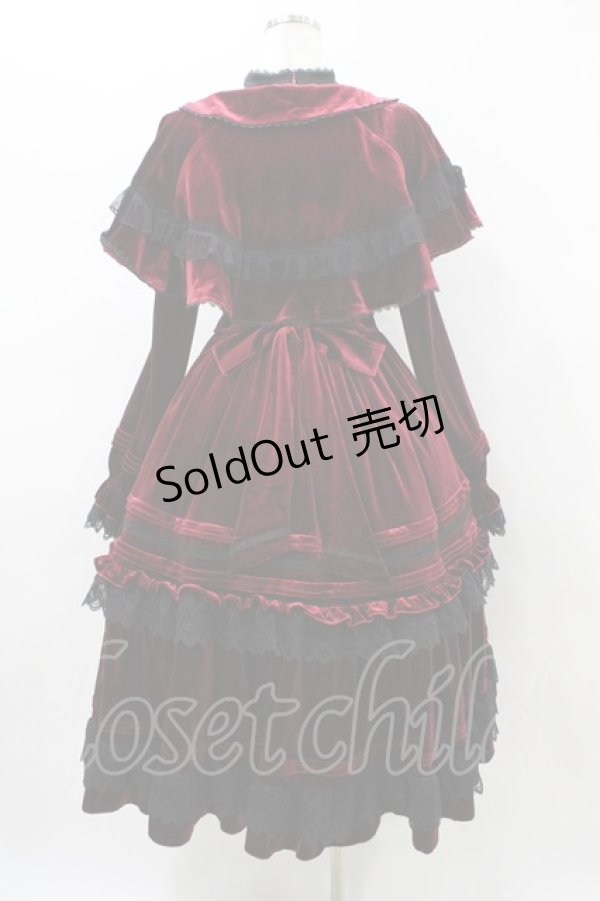 画像2: Hoshibako Works / Rozen Maiden x HoshibakoWorks 真紅ケープ付きワンピース Free ボルドー H-26-02-12-1041-LO-OP-NS-ZH (2)