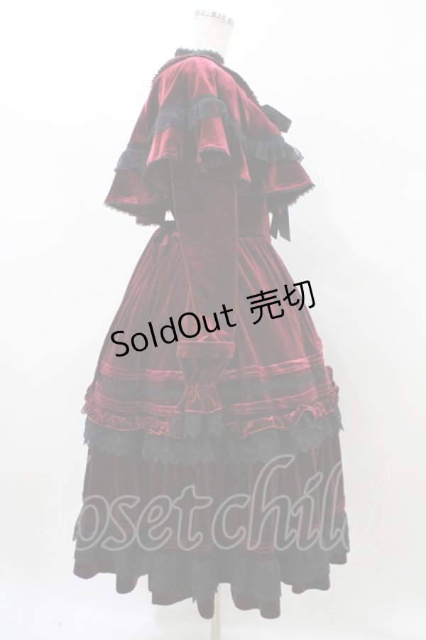 画像3: Hoshibako Works / Rozen Maiden x HoshibakoWorks 真紅ケープ付きワンピース Free ボルドー H-26-02-12-1041-LO-OP-NS-ZH (3)