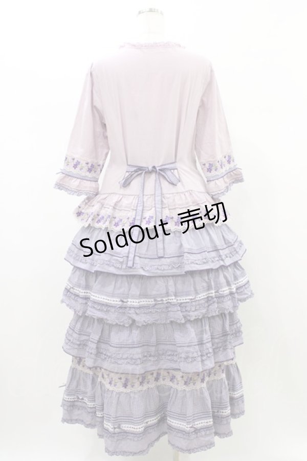 画像2: PINK HOUSE / バイオレットレース使いワンピース Free パープル H-26-02-12-1042-LO-OP-NS-ZH (2)