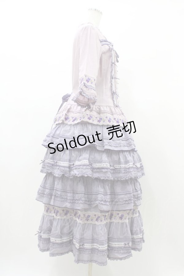 画像3: PINK HOUSE / バイオレットレース使いワンピース Free パープル H-26-02-12-1042-LO-OP-NS-ZH (3)