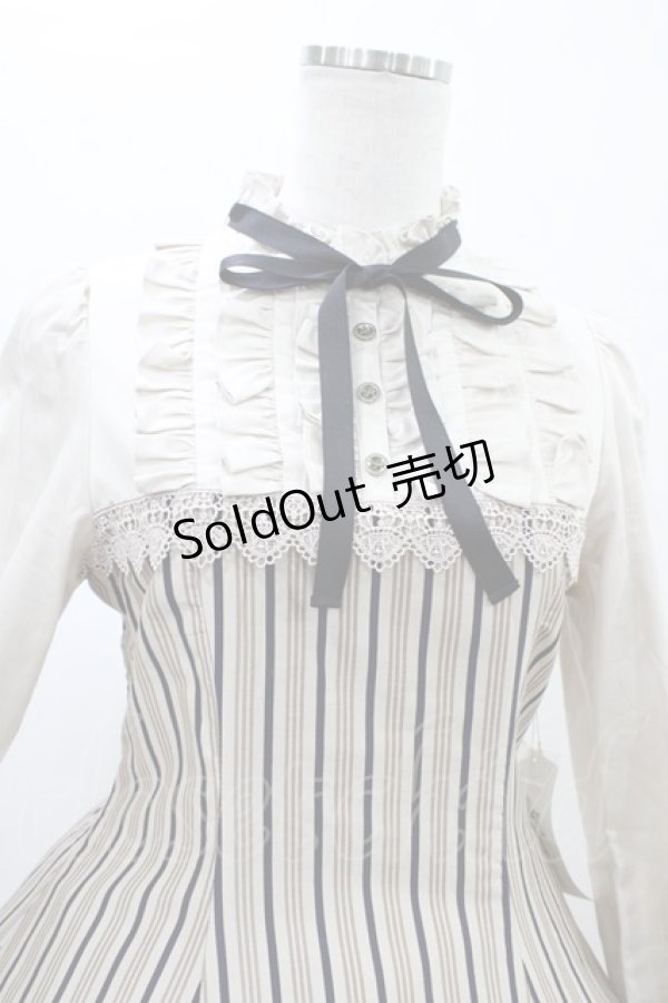 画像4: Victorian maiden / vintageレースレジメンドールドレス Free ミルクティベージュ H-26-02-12-1043-CL-OP-NS-ZH (4)