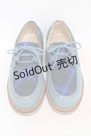 画像: PINK HOUSE / レースアップシューズ LL ブルー H-26-02-12-1004-LO-SH-NS-ZH