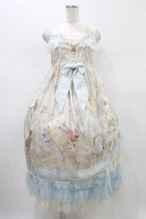 画像: BABY,THE STARS SHINE BRIGHT / Ave Maria~天のきさきとMadonna lily~柄Lourderジャンパースカート Free サックス H-26-02-12-1045-BA-OP-NS-ZH