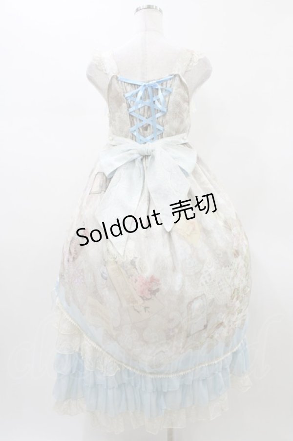 画像2: BABY,THE STARS SHINE BRIGHT / Ave Maria~天のきさきとMadonna lily~柄Lourderジャンパースカート Free サックス H-26-02-12-1045-BA-OP-NS-ZH (2)