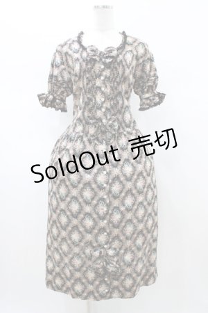 画像: PINK HOUSE / 花柄ワンピース Free ブラック H-26-02-12-1047-LO-OP-NS-ZH