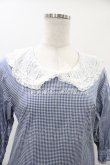画像3: PINK HOUSE / ギンガムチェックワンピース Free ブルー H-26-02-12-1050-LO-OP-NS-ZH (3)