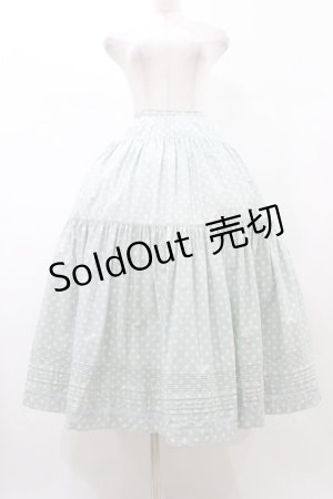 画像: PINK HOUSE / ドットスカート Free ブルー H-26-02-12-1052-LO-SK-NS-ZH