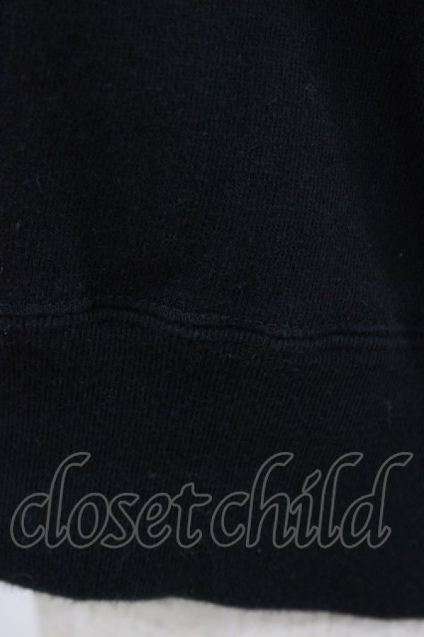 画像4: PINK HOUSE / ロゴワッペントレーナー Free ブラック H-26-02-12-1054-LO-TO-NS-ZH (4)