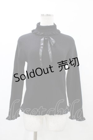 画像: m petit by misako / サンリオキャラクターズコラボ クロミ ニットプルオーバー M ブラック H-26-02-12-1055-LO-TO-NS-ZH