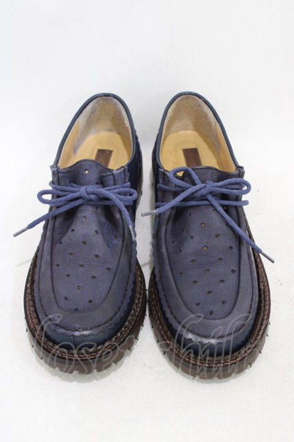画像1: PINK HOUSE / レースアップシューズ L ネイビー H-26-02-12-1005-LO-SH-NS-ZH (1)