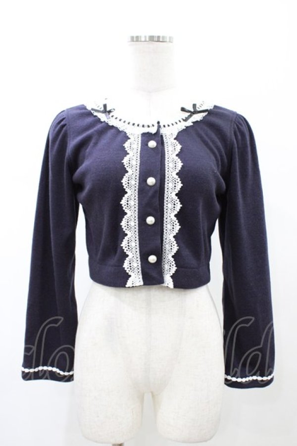 画像1: marcHenTica / メラニーカーディガン Free ネイビー H-26-02-12-1056-LO-TO-NS-ZH (1)