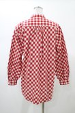 画像2: PINK HOUSE / チェックシャツ Free レッド H-26-02-12-1058-LO-BL-NS-ZH (2)