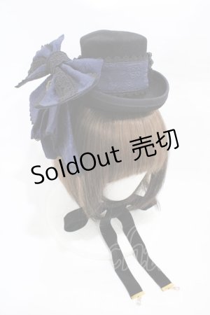 画像: Hoshibako Works / Rozen Maiden x HoshibakoWorks 蒼星石ミニハット  ブラック/ネイビー H-26-02-12-1006-LO-AC-NS-ZH