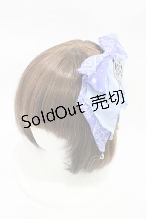 画像: metamorphose / Magical moon light リボンバレッタ  スノーサファイア H-26-02-12-1008-ME-AC-NS-ZH