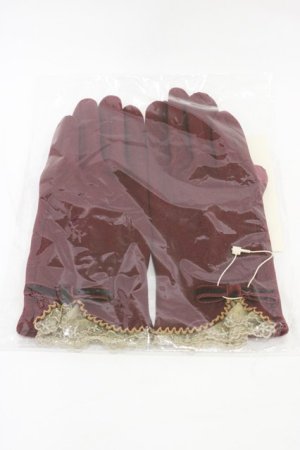 画像: Victorian maiden / ヴィクトリアンレーシーグローブ  ボルドー H-26-02-12-1014-CL-ZA-NS-ZH