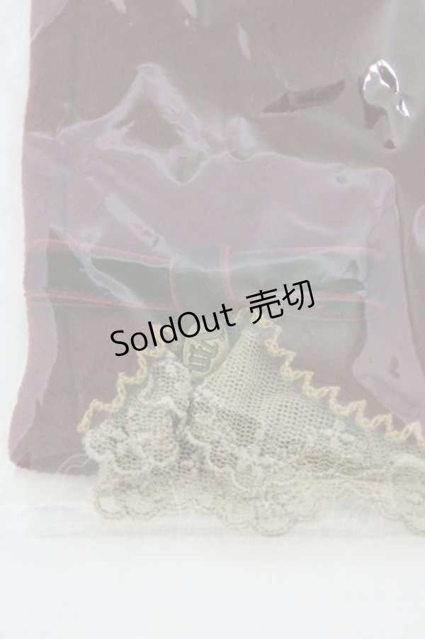 画像2: Victorian maiden / ヴィクトリアンレーシーグローブ  ボルドー H-26-02-12-1014-CL-ZA-NS-ZH (2)