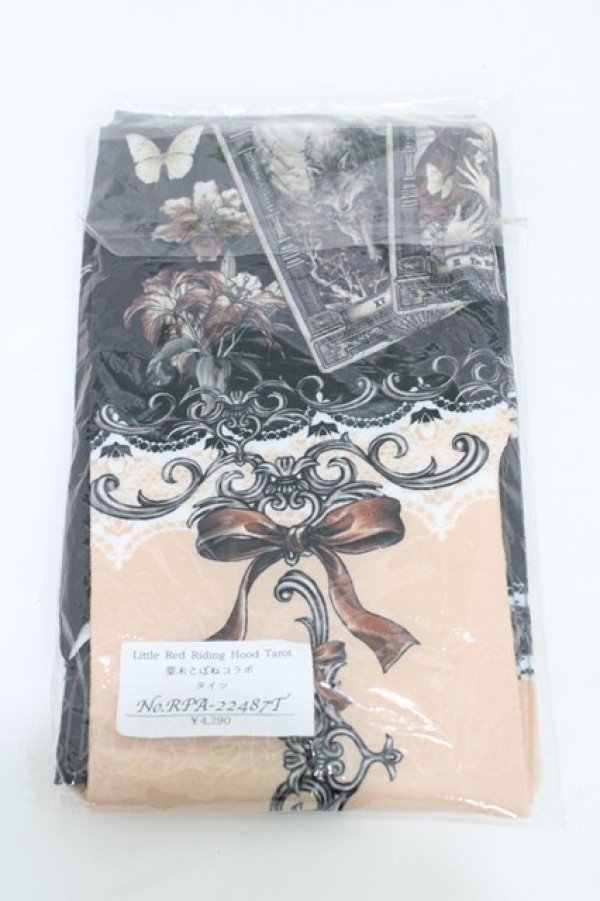 画像2: Royal Princess Alice / Little Red Riding Hood Tarot粟木こぼねコラボ タイツ  ブラック H-26-02-12-1017-LO-ZA-NS-ZH (2)