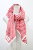 画像1: PINK HOUSE / ギンガムチェックストール  レッド H-26-02-12-1020-LO-ZA-NS-ZH (1)