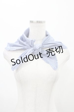 画像: PINK HOUSE / キューピー柄三角スカーフ  ブルー H-26-02-12-1021-LO-ZA-NS-ZH