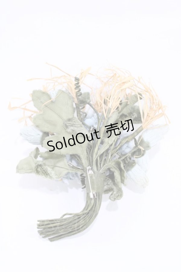 画像2: PINK HOUSE / ブーケコサージュ  ブルー H-26-02-12-1028-LO-AC-NS-ZH (2)