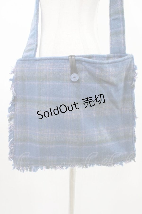 画像3: PINK HOUSE / チェックショルダーバッグ  ブルー H-26-02-12-1033-LO-BG-NS-ZH (3)