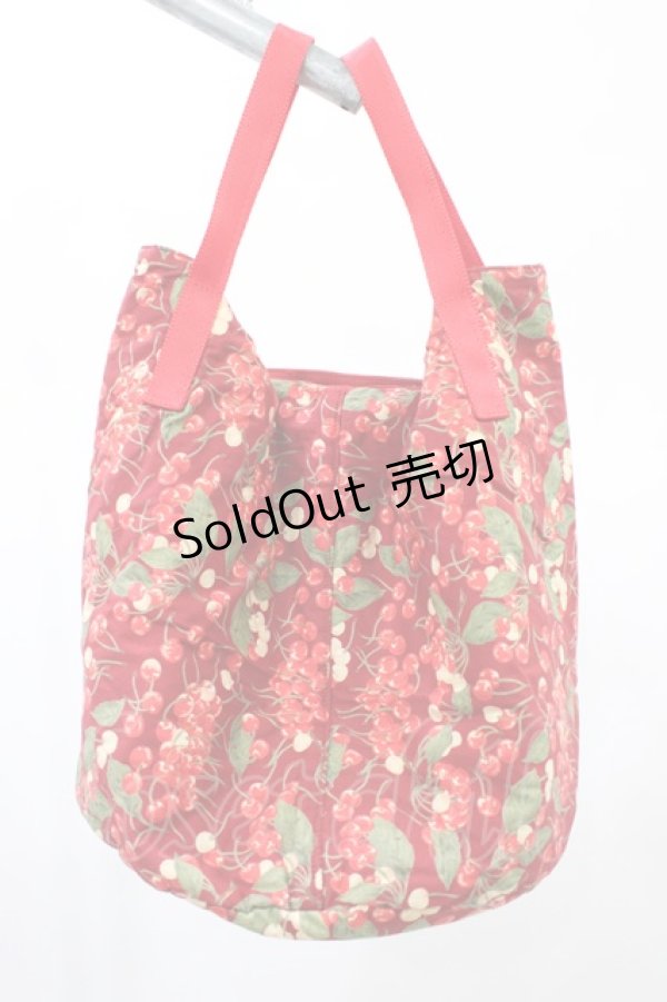 画像2: PINK HOUSE / チェリー柄バッグ  レッド H-26-02-12-1034-LO-BG-NS-ZH (2)