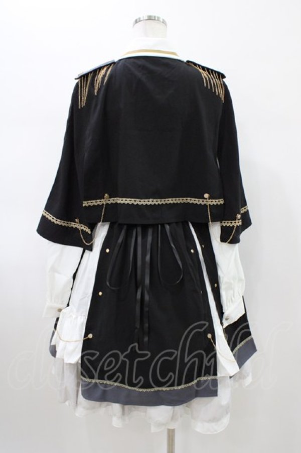 画像2: Seven Baby Lolita（海外ロリータブランド） / 少女指揮官セット M ブラック H-26-02-12-1035-0-OP-NS-ZH (2)