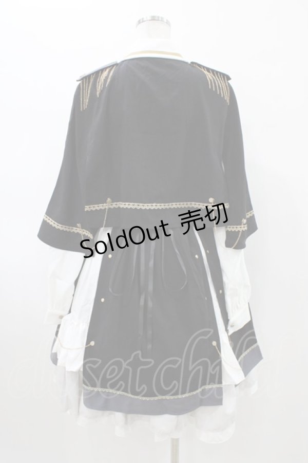 画像2: Seven Baby Lolita（海外ロリータブランド） / 少女指揮官セット M ブラック H-26-02-12-1035-0-OP-NS-ZH (2)