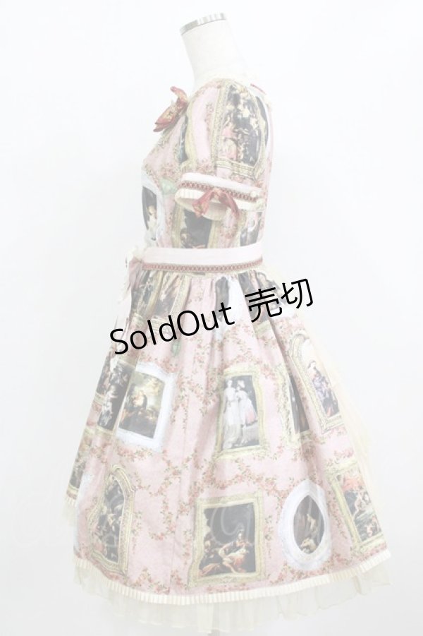 画像2: BABY,THE STARS SHINE BRIGHT / バロックを探して〜天使が祝福する至福の美術館巡り〜柄ワンピース Free ラファエル（ピンク） H-26-02-12-004-BA-OP-NS-ZH (2)