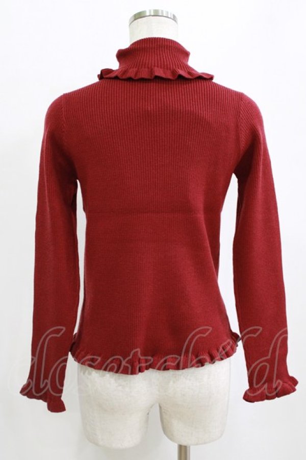 画像3: m petit by misako / サンリオキャラクターズコラボ キティ ニットプルオーバー M レッド H-26-02-12-056-LO-TO-NS-ZH (3)