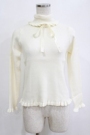 画像: m petit by misako / サンリオキャラクターズコラボ シナモロール ニットプルオーバー M オフ H-26-02-12-057-LO-TO-NS-ZH