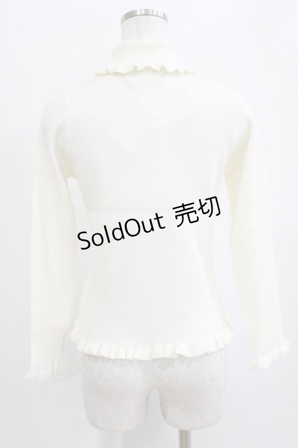 画像3: m petit by misako / サンリオキャラクターズコラボ シナモロール ニットプルオーバー M オフ H-26-02-12-057-LO-TO-NS-ZH (3)