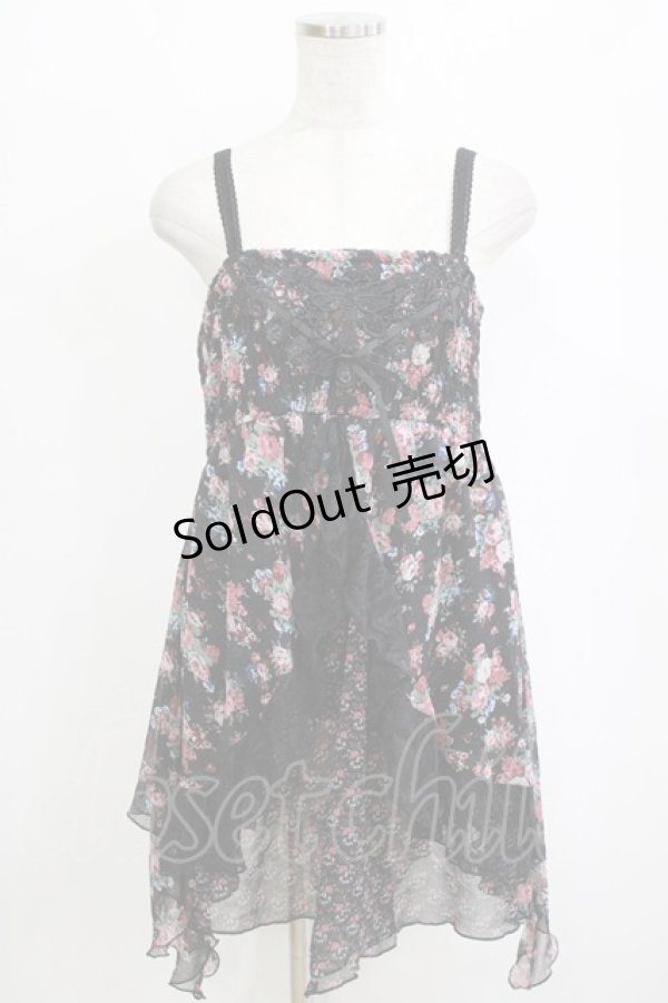 画像1: axes femme / シフォンベビードール M ブラック H-26-02-12-058-AX-TO-NS-ZH (1)