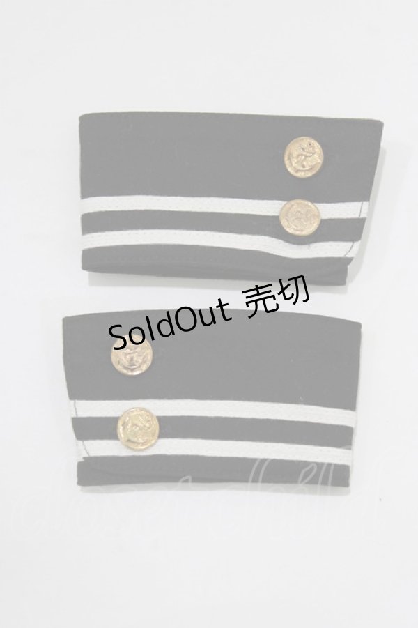 画像1: metamorphose / セーラーカフス  ブラック H-26-02-12-062-ME-ZA-NS-ZH (1)