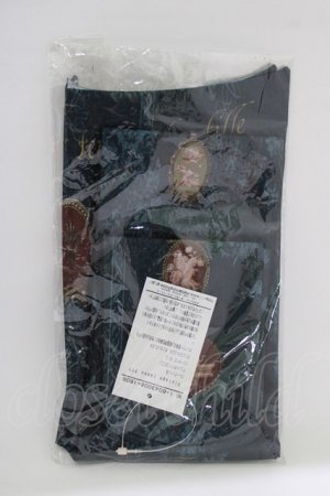 画像: metamorphose / Vintage cameoタイツ  アンティークブルー H-26-02-12-067-ME-ZA-NS-ZH