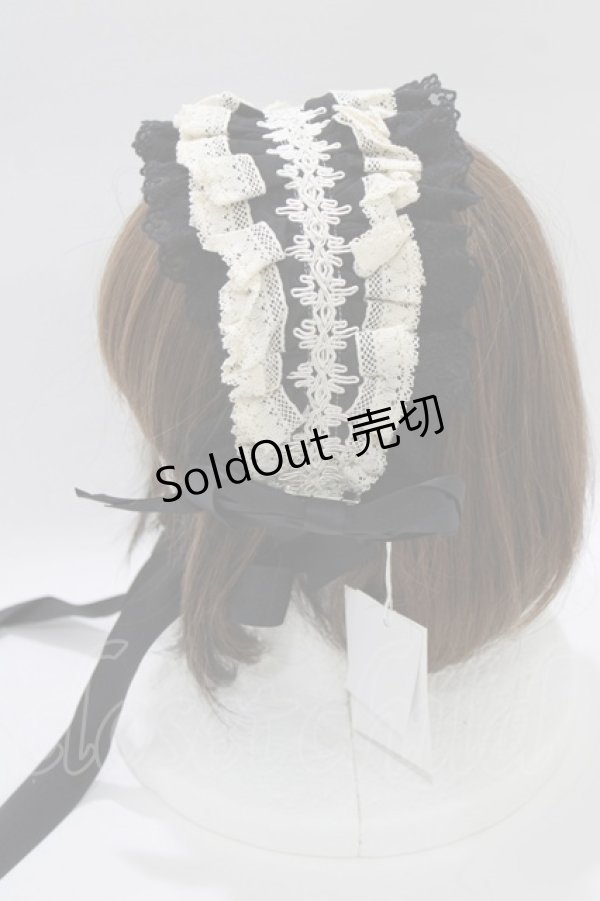 画像2: Hoshibako Works / リリアンヌ姉妹ヘッドドレス  ブラック H-26-02-12-069-LO-AC-NS-ZH (2)