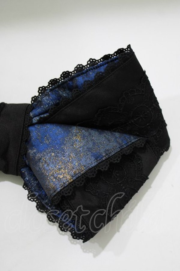 画像2: Hoshibako Works / 月影の待ちびと リボンクリップ  ネイビー H-26-02-12-070-LO-ZA-NS-ZH (2)