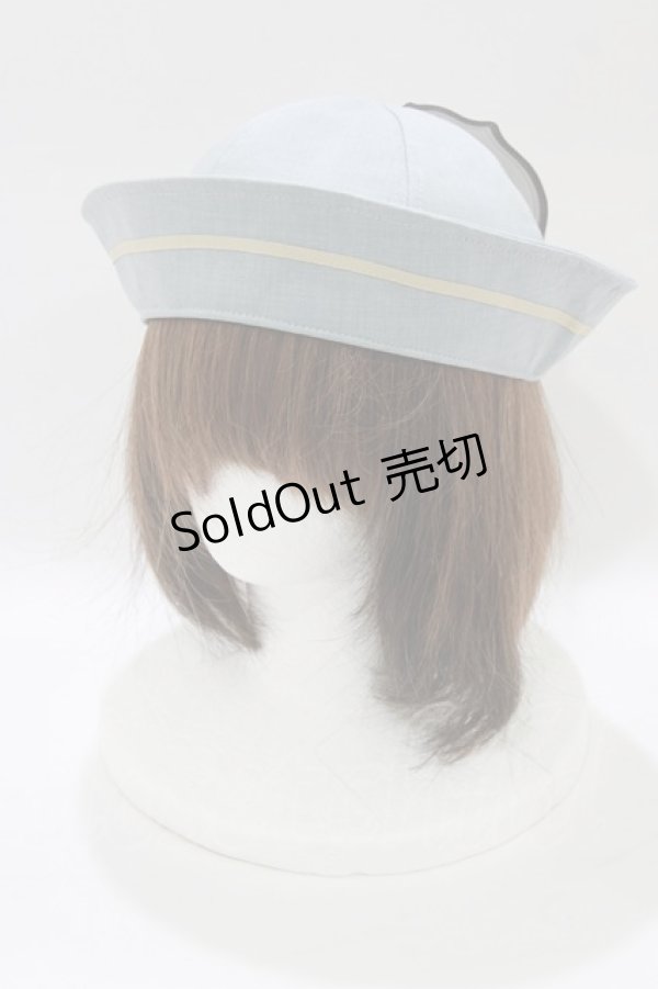 画像1: Kurumi Collaboration / KRM*マリンハット  サックス H-26-02-12-073-GO-AC-NS-ZH (1)