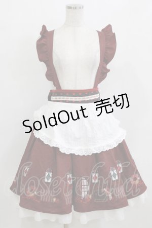 画像: Amavel / 大正浪漫の夢紀行ミドルスカート Free ワイン H-26-02-12-079-CA-SK-NS-ZH