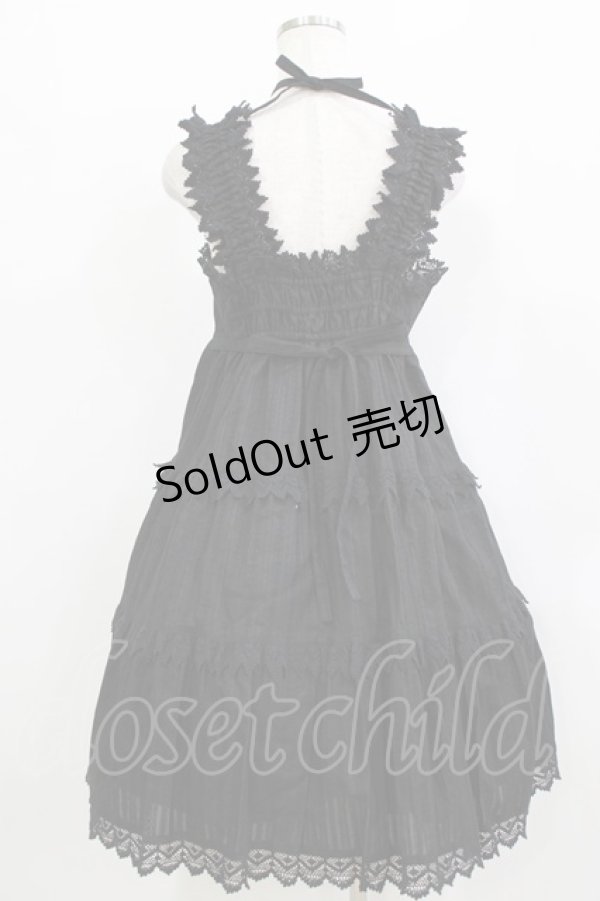 画像3: BABY,THE STARS SHINE BRIGHT / からみ3段ティアードジャンパースカートセット Free ブラック H-26-02-12-080-BA-OP-NS-ZH (3)