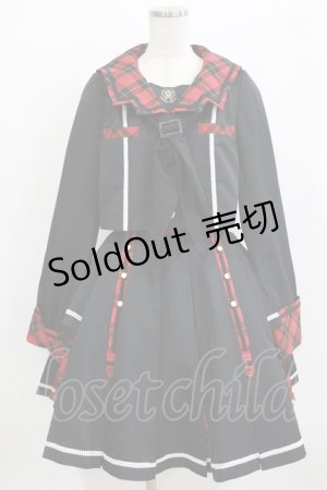 画像: Angelic Pretty / Bunny College Academy Set Free ブラック/レッド H-26-02-12-009-AP-OP-NS-ZH