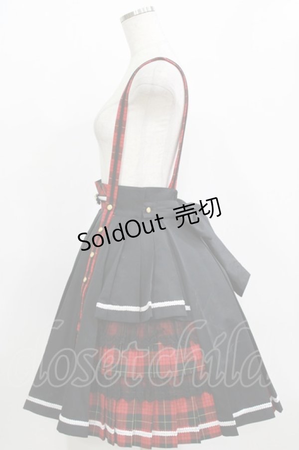 画像5: Angelic Pretty / Bunny College Academy Set Free ブラック/レッド H-26-02-12-009-AP-OP-NS-ZH (5)