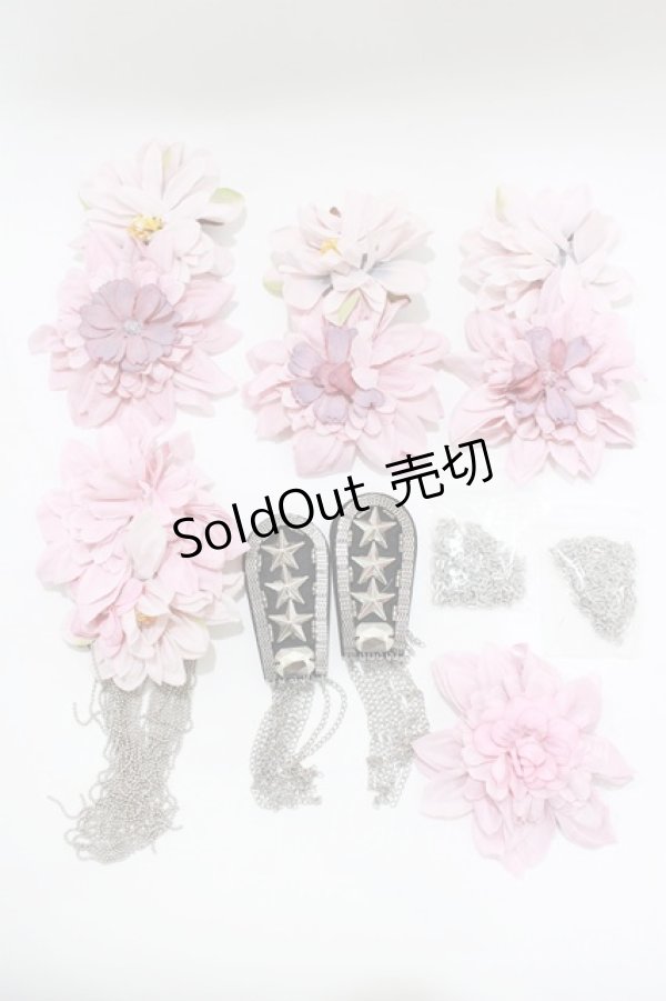 画像6: 春 （海外ロリータブランド） / 譚英戦姫ワンピースセット L ブラック/ピンク H-26-02-12-001-GO-OP-NS-ZH (6)