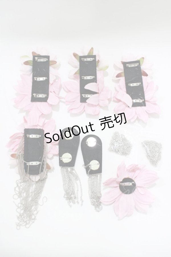 画像7: 春 （海外ロリータブランド） / 譚英戦姫ワンピースセット L ブラック/ピンク H-26-02-12-001-GO-OP-NS-ZH (7)