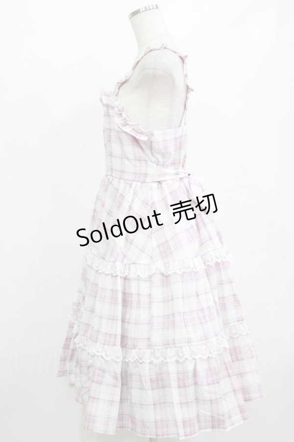 画像2: Alice Mashiro / TT*MAティアードジャンパースカート LL ピンク H-26-02-12-019-PU-OP-NS-ZH (2)