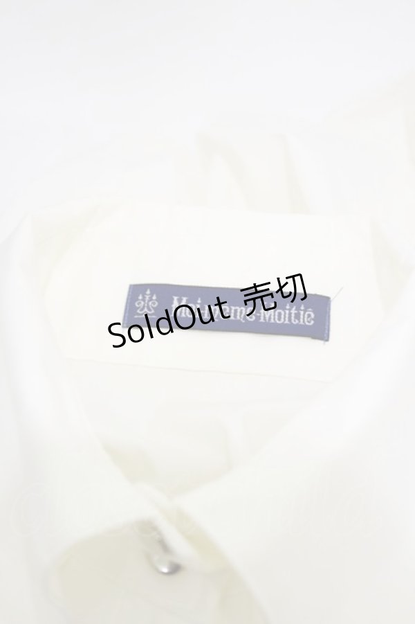 画像5: Moi-meme-Moitie / グログランリボンブラウス  オフホワイト H-26-02-13-040-MO-BL-KB-ZH (5)