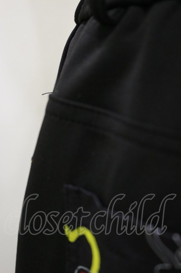 画像3: NieR Clothing / 総柄パンツ F 黒 H-26-02-13-042-PU-PA-AK-ZH (3)