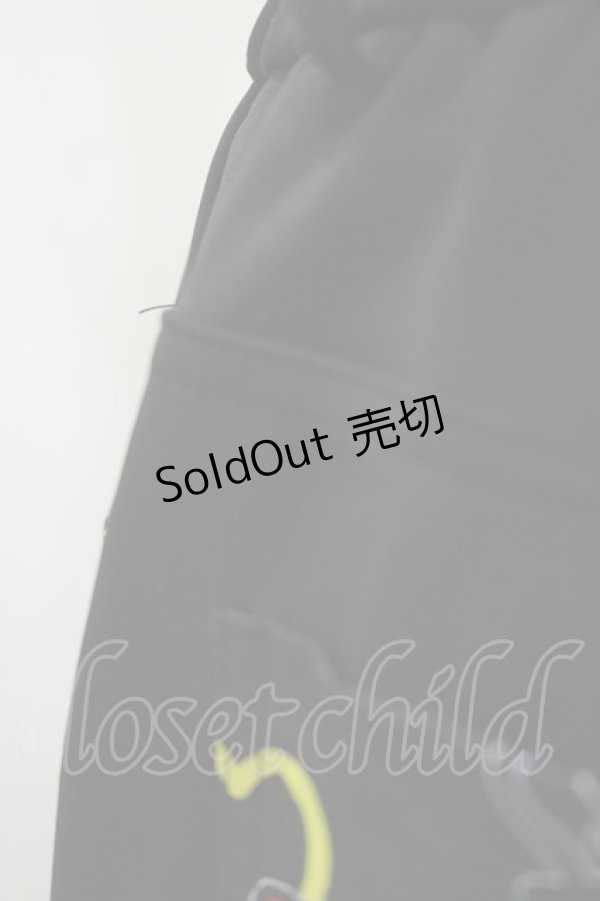 画像3: NieR Clothing / 総柄パンツ F 黒 H-26-02-13-042-PU-PA-AK-ZH (3)